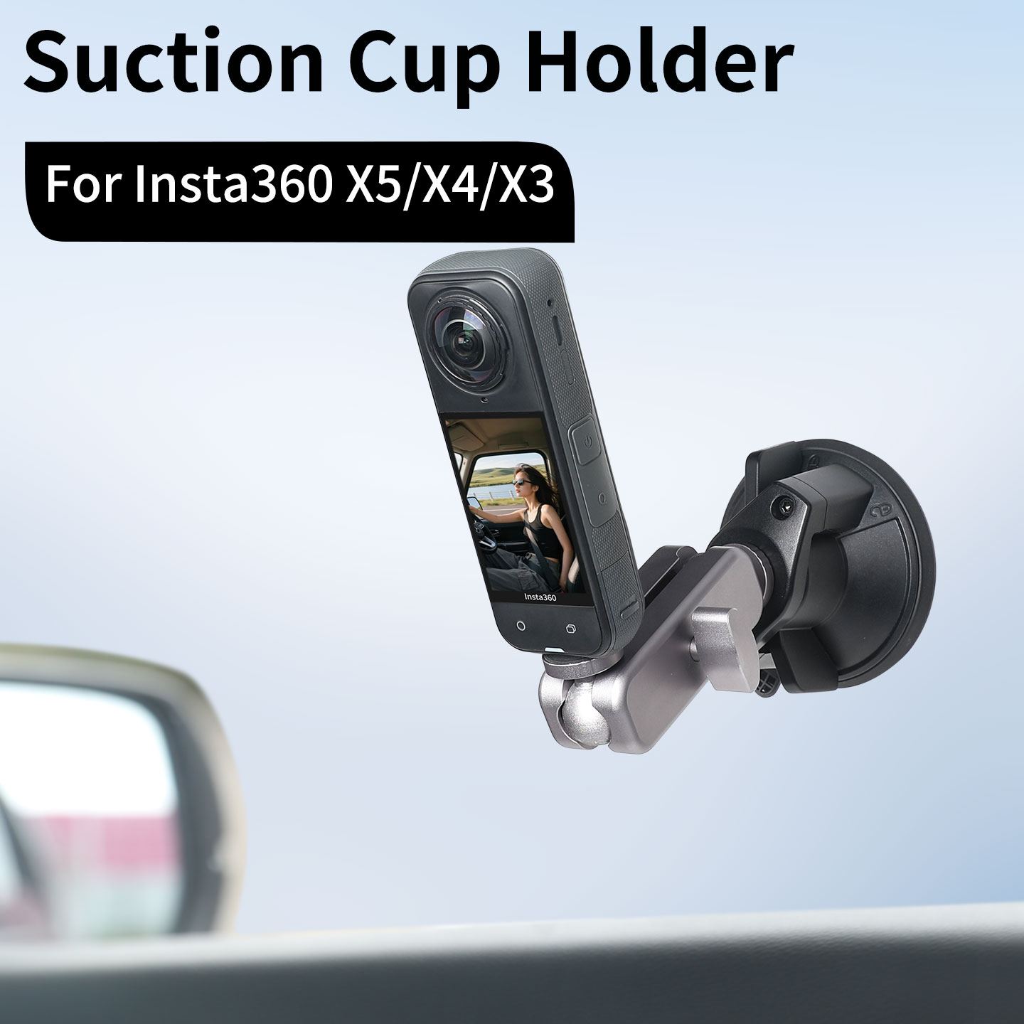 Insta360 Camera X3 - Suporte de Sucção para Câmera de